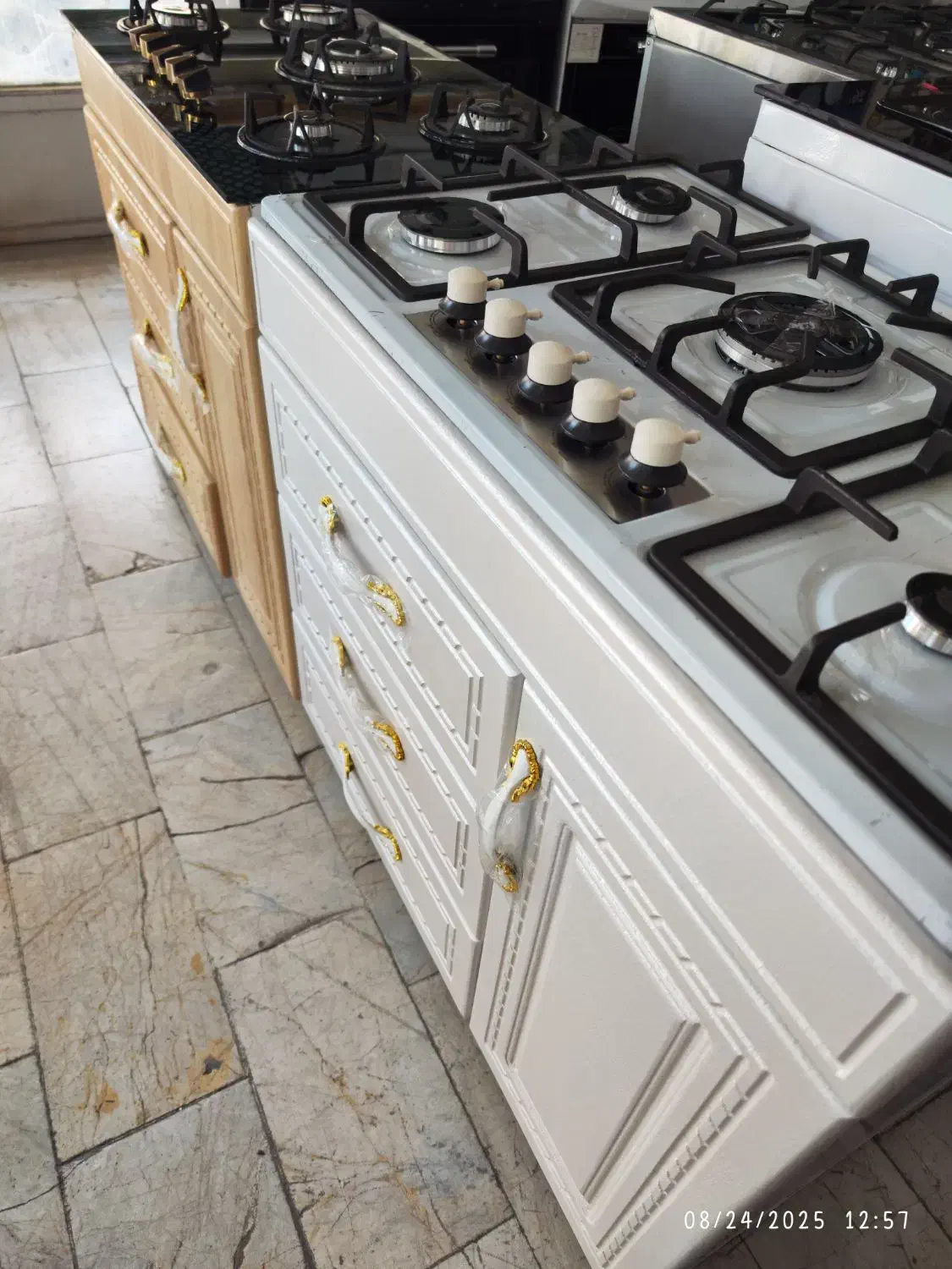 اجاق گاز طرح کابینتی MDF پنج شعله|اجاق گاز و لوازم برقی پخت‌وپز|تهران, امین حضور|دیوار