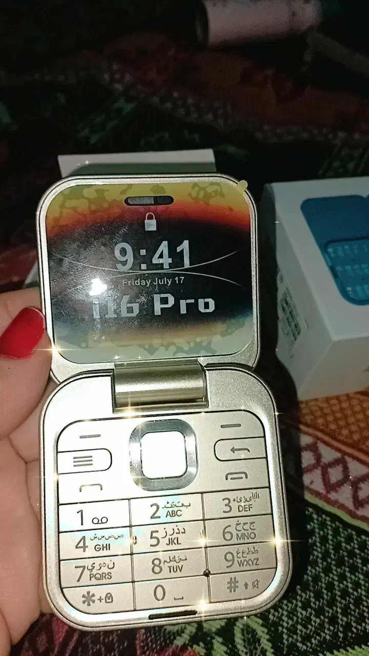 گوشی تاشو مینی آیفون ساده و دکمه ای نونو،زیر قیمت|موبایل|همدان, |دیوار