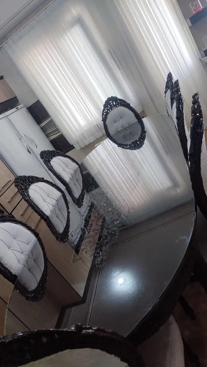 نهارخوری 8نفرمعاوضه باکوچکتر|میز و صندلی غذاخوری|مریوان, |دیوار