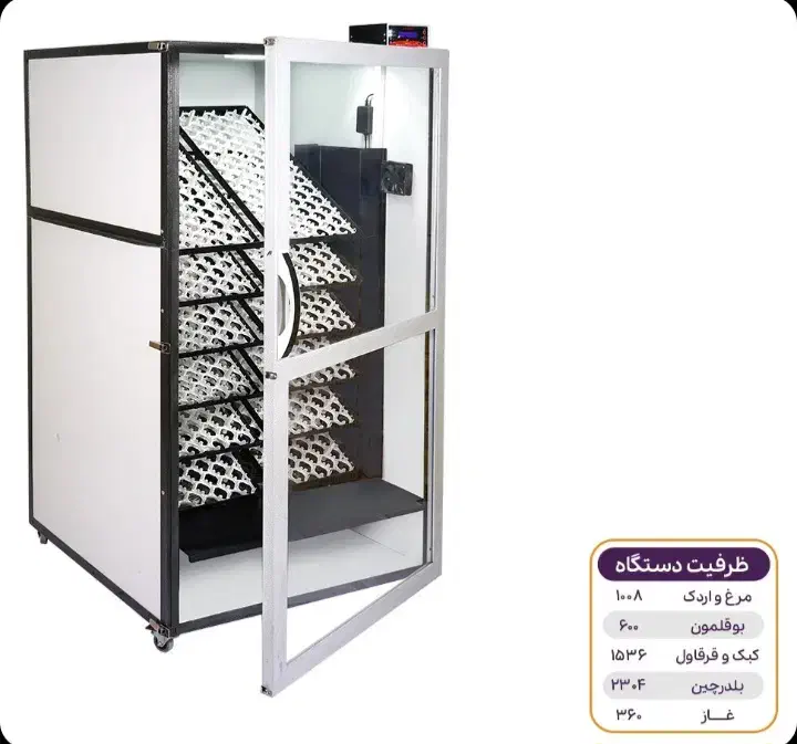 دستگاه جوجه کشی ۱۰۰۸ تایی ققنوس|لوازم جانبی حیوانات|یزد, |دیوار