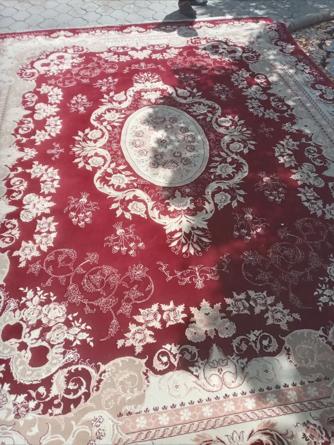 فرش ۵۰۰شانه اصل ۱۲متری آکرولیک|فرش|نقده, |دیوار