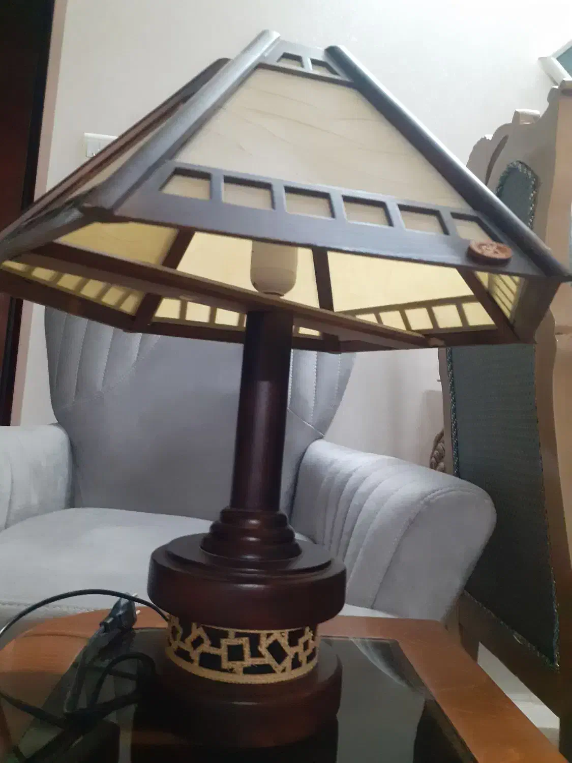 آباژور اتاق خواب|چراغ خواب و آباژور|اصفهان, باغ فدک|دیوار