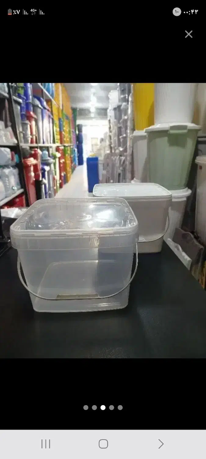 ظرف ۱۰ کیلویی ا ی س ت ی ر م|ظروف نگهدارنده، پلاستیکی، یکبارمصرف|زنجان, |دیوار