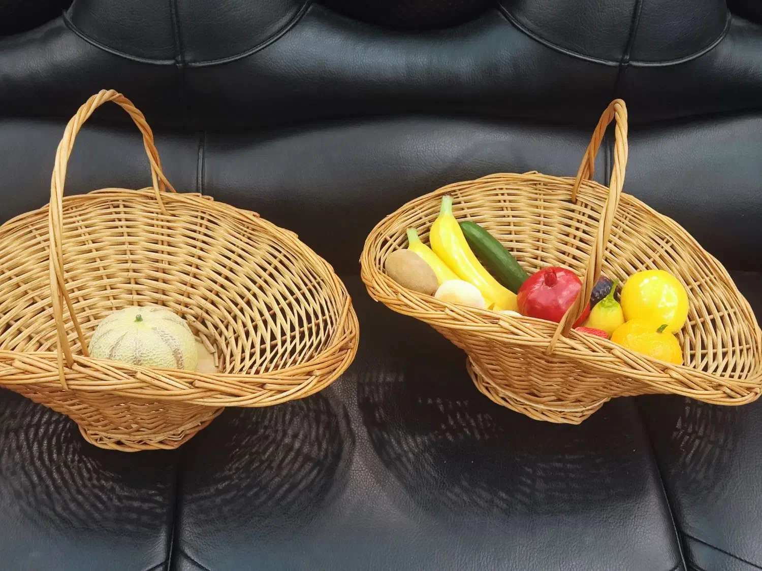 دو عدد سبد حصیری|صنایع دستی و سایر لوازم تزئینی|رشت, کاکتوس|دیوار