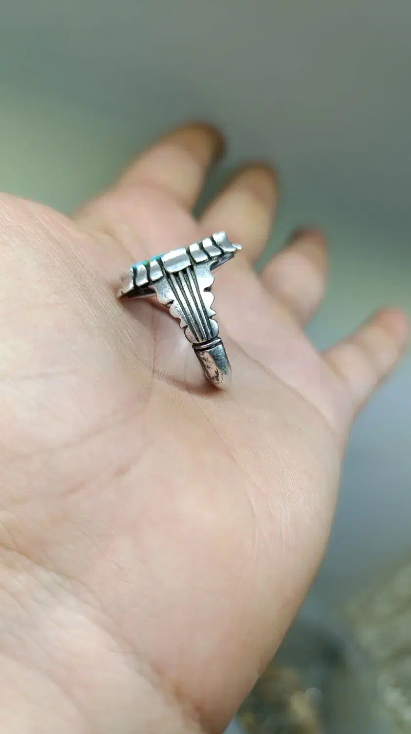 انگشتر فیروزه نیشابوری انگشتر عقیق|جواهرات|قم, دروازه ری|دیوار