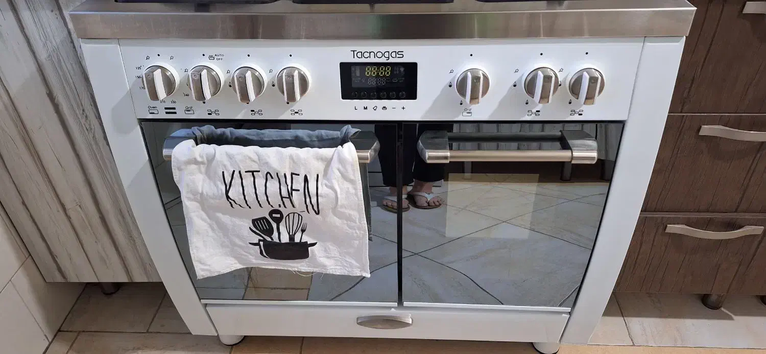 فرگاز ۵ شعله تاکنوگاز دو فره ایتالیایی|اجاق گاز و لوازم برقی پختوپز|خرمآباد, |دیوار