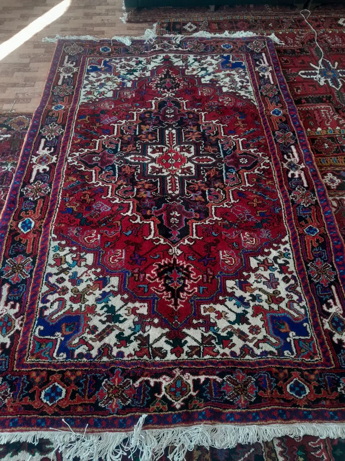 یک جفت فرش دستباف 6متری مهربان بانخ تبریز|فرش|خواجه, |دیوار