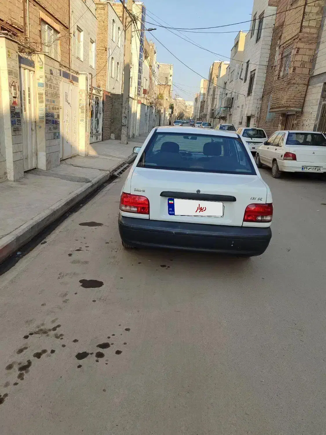 پراید بی رنگ شاستی سالم موتور سالم شاستی|خودرو سواری و وانت|گالیکش, |دیوار