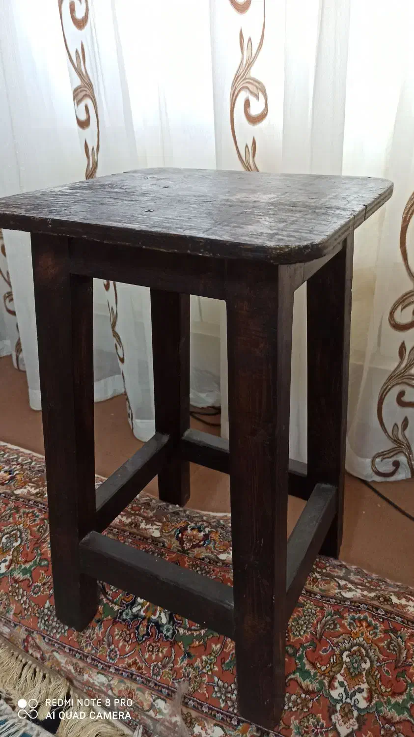 صندلی چهار پایه چوبی محکم ارتفاع ۶۰|صندلی و نیمکت|تبریز, |دیوار