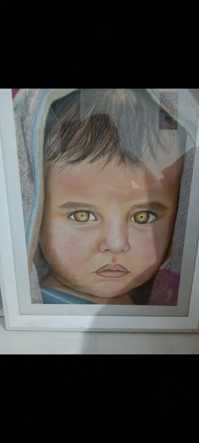 طراحی چهره ، نقاشی|تابلو، نقاشی، عکس|گنبد کاووس, |دیوار