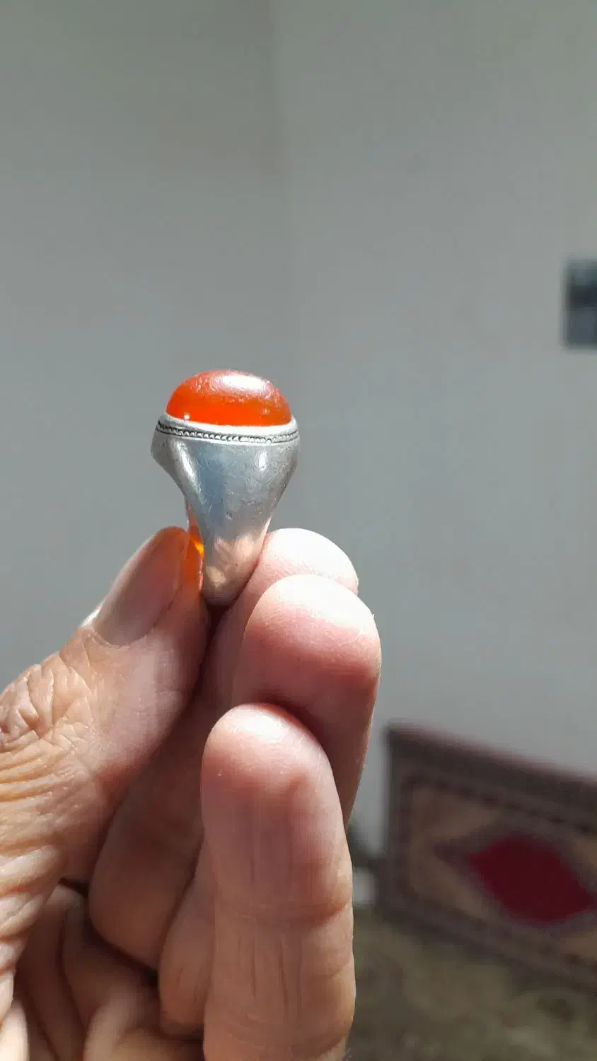 انگشتر عقیق یمنی اصل خوش رکاب وخوش دست|جواهرات|تربتحیدریه, پائین ولایت|دیوار