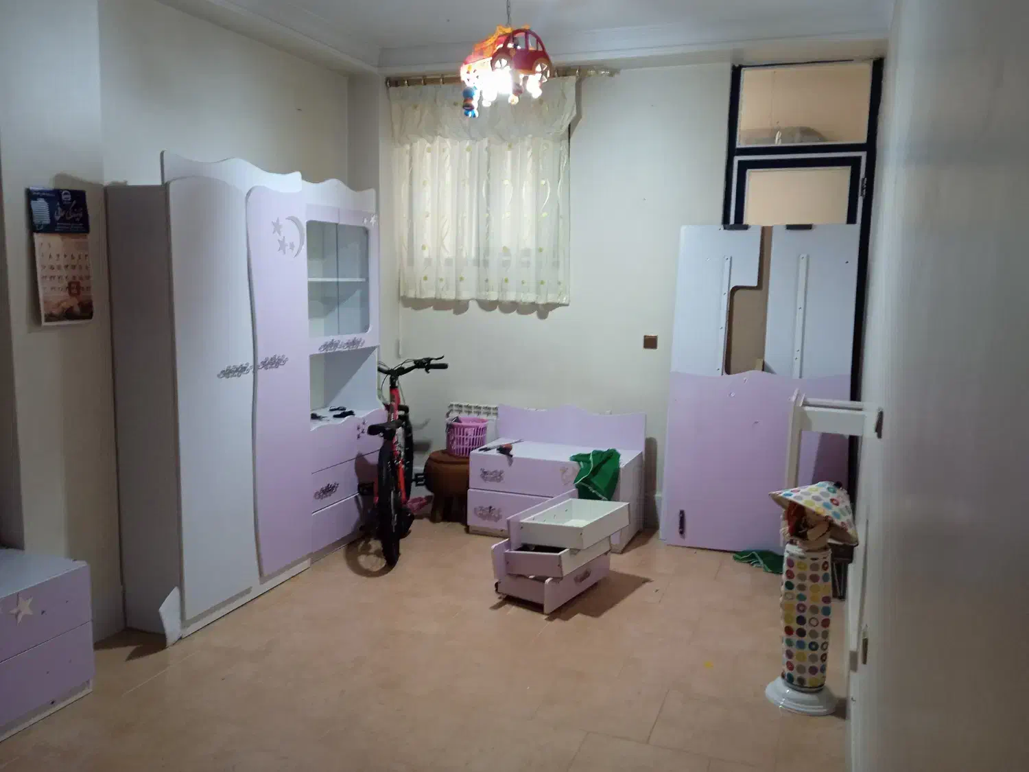 سرویس خواب کودک نوجوان|تخت و سرویس خواب|میانه, |دیوار