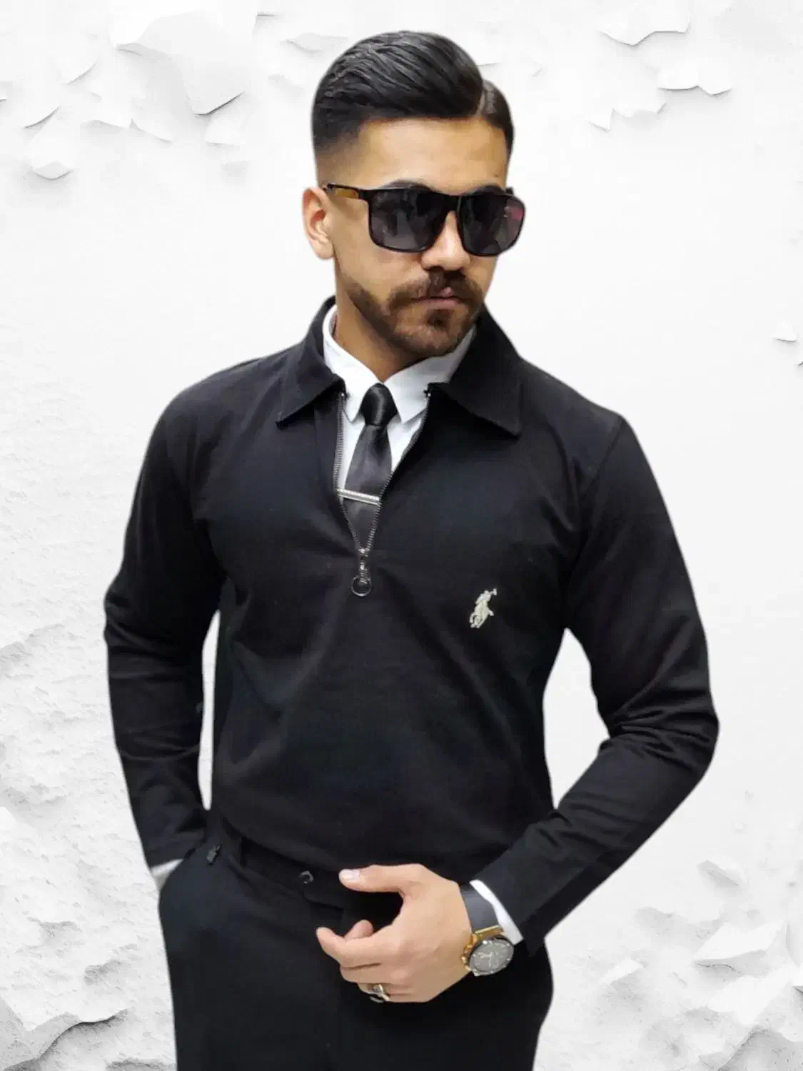 پیراهن نیم زیپ مردانه|لباس|کرج, شهرک بنفشه|دیوار