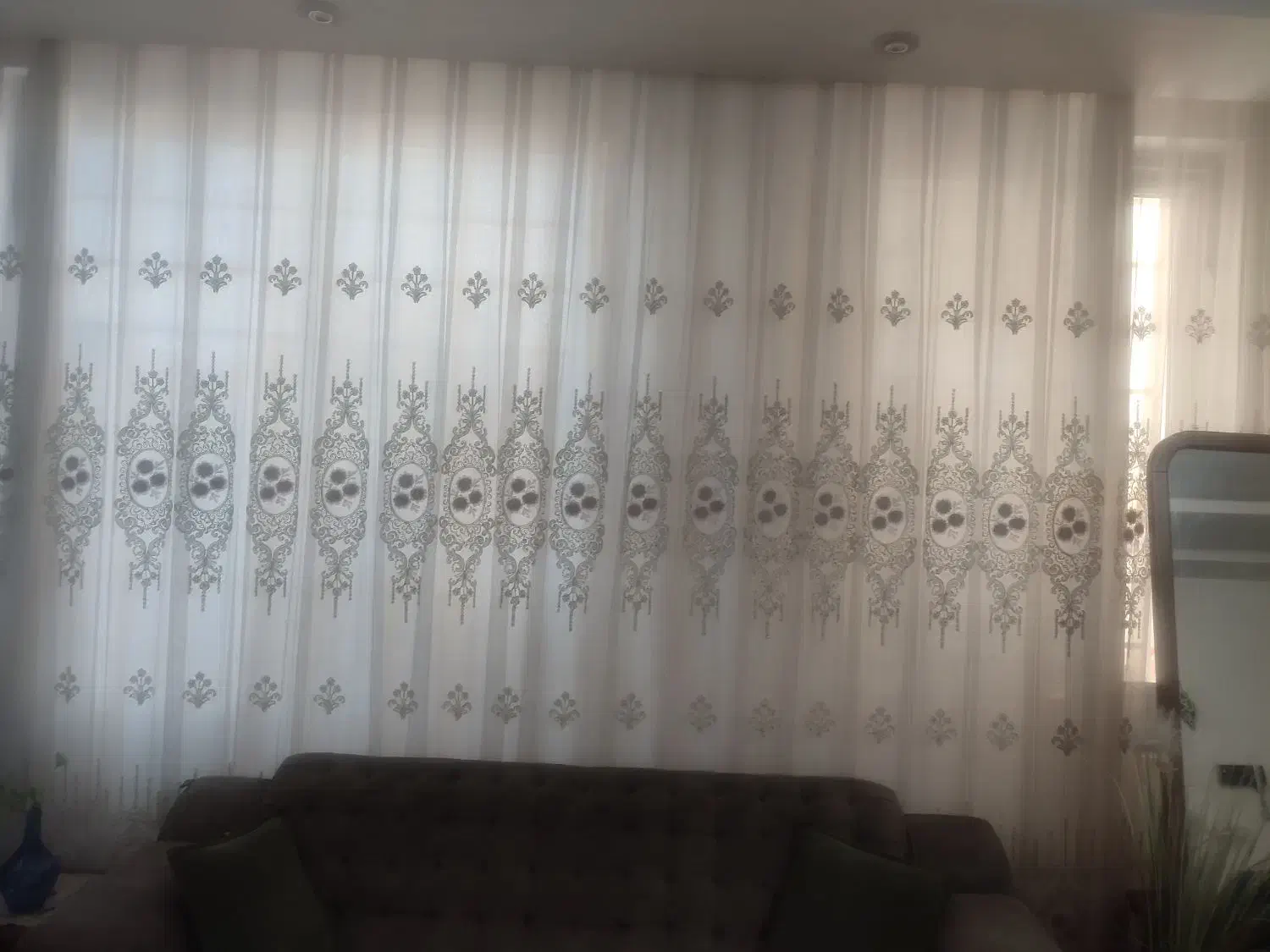 پرده بسارشیک وتمیز|پرده، رانر، رومیزی|نیشابور, مدرس|دیوار