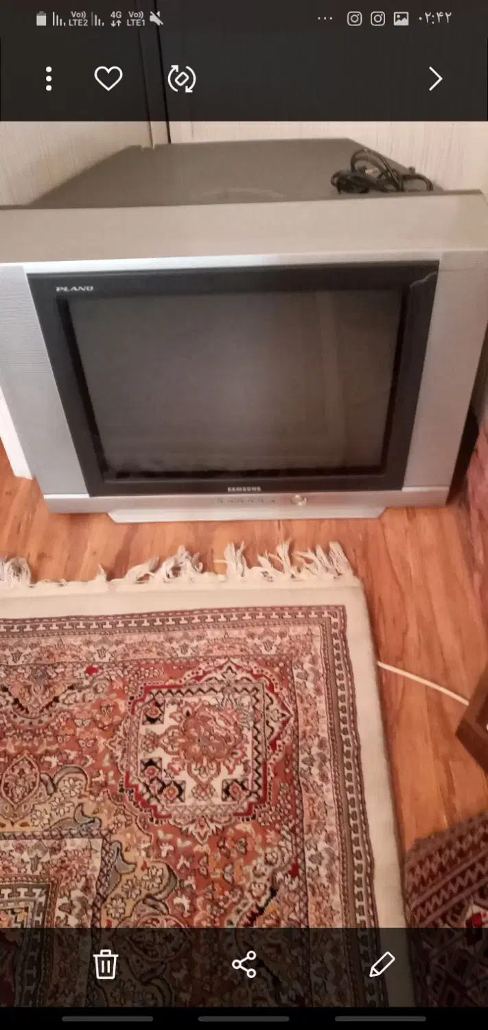 تلویزیون ۲۱ اینچ کره ای سامسونگ|تلویزیون و پروژکتور|تهران, مهران|دیوار