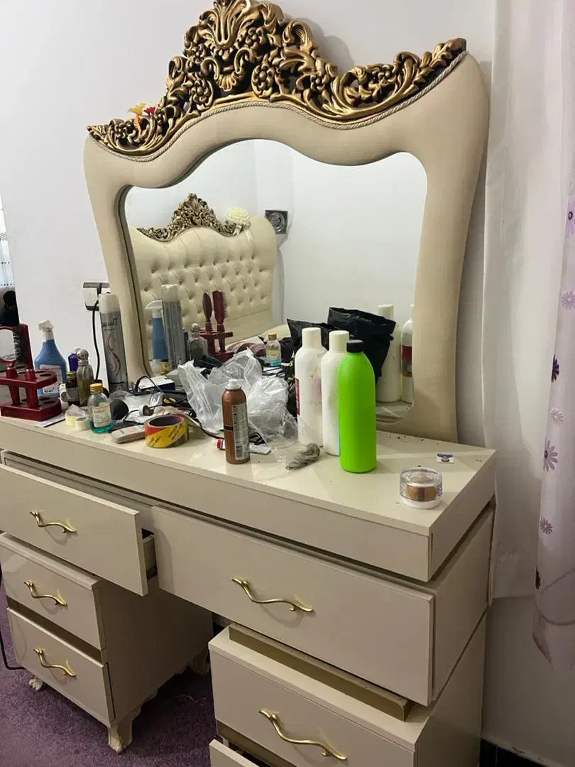 تخت دو نفره میزارایش تشک پاتختی|تخت و سرویس خواب|داراب, |دیوار