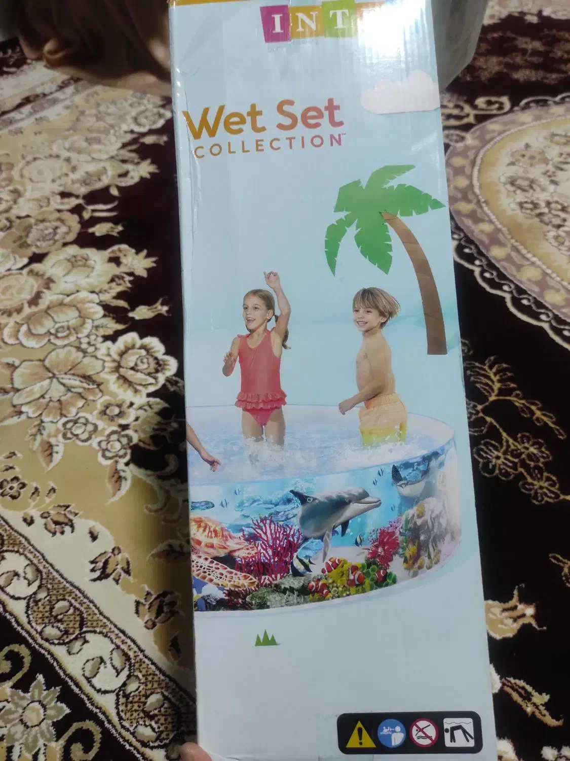 استخر بادی|اسباب‌بازی بچه|طبس, |دیوار