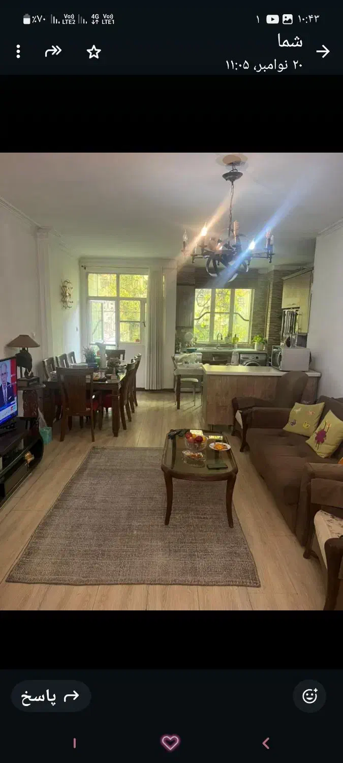 آپارتمان تهرانپارس ۹۲متر خوش نقشه