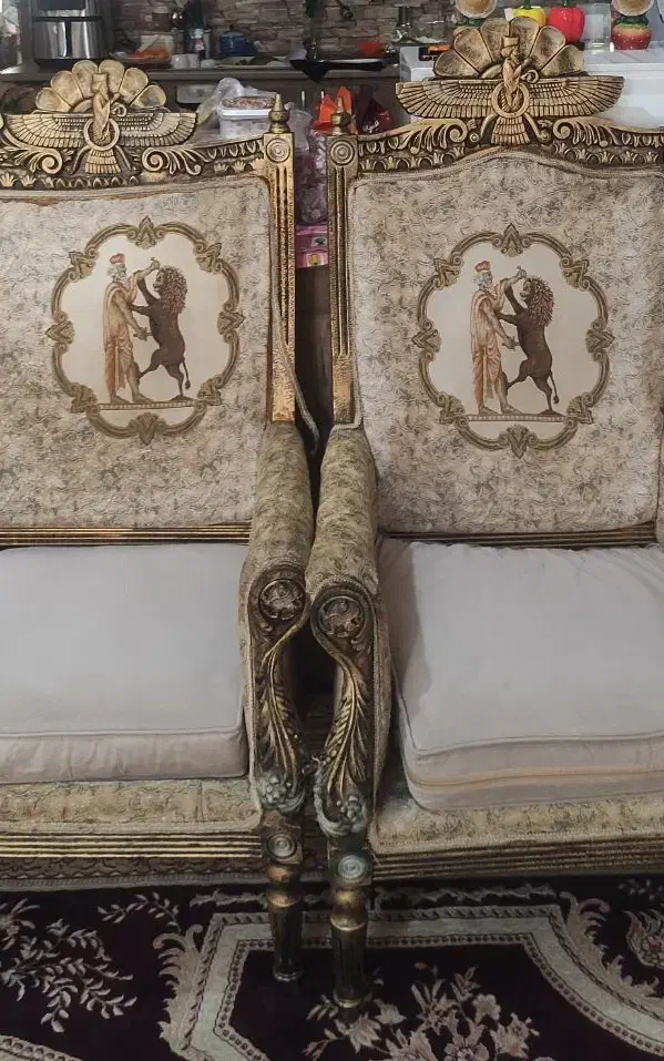 مبل 7نفره|مبلمان خانگی و میز عسلی|رشت, یخسازی|دیوار