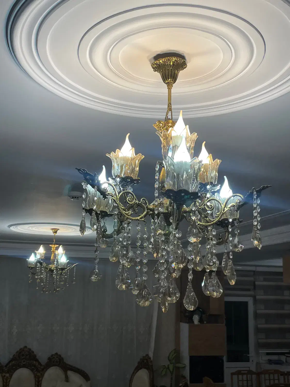 برنز|لوستر و چراغ آویز|همدان, |دیوار