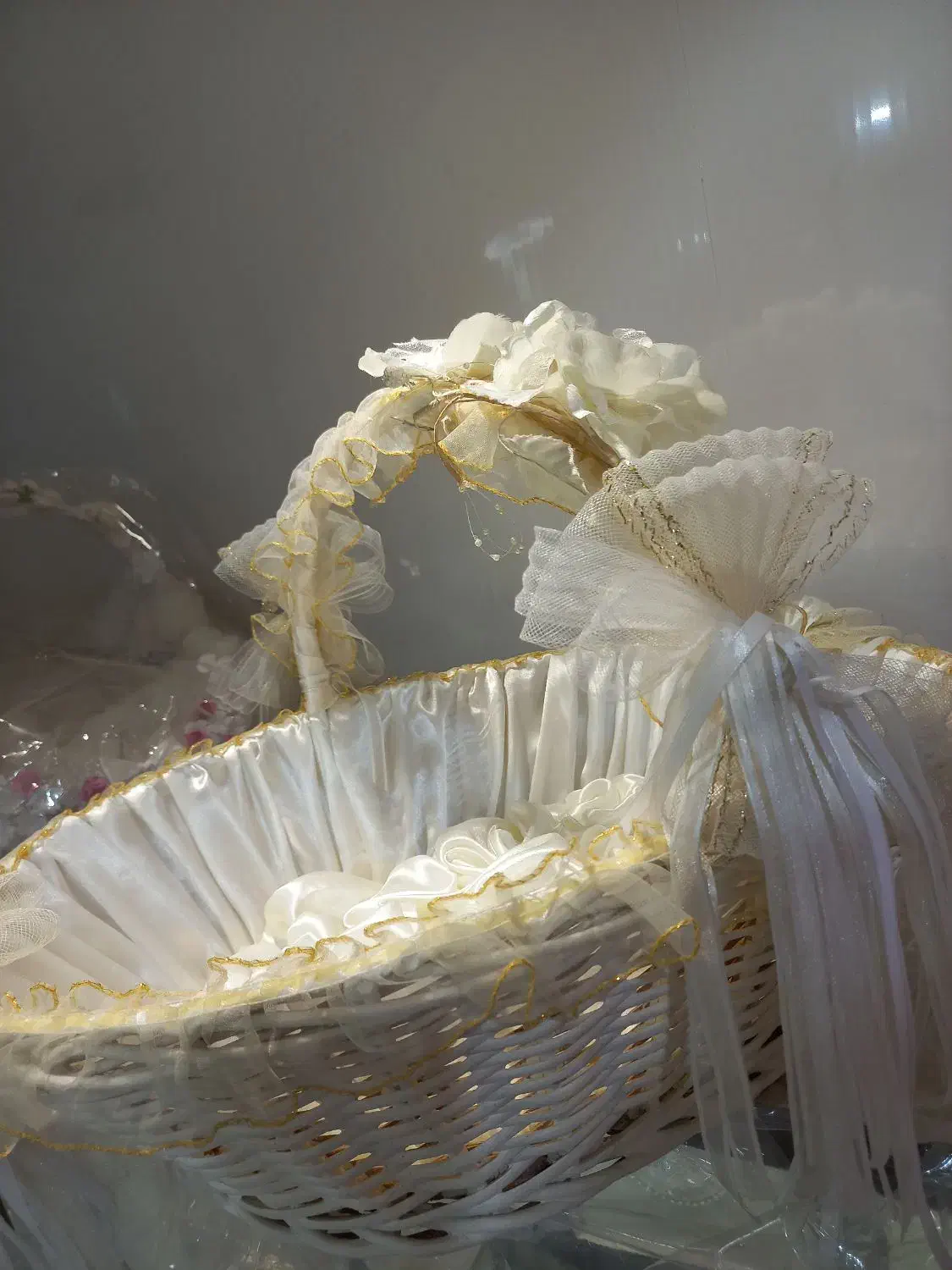 صندوقچه سبد چوبی ماکارون جهت تزئین شب یلدا عروس|صنایع دستی و سایر لوازم تزئینی|کاشان, پاقپان|دیوار