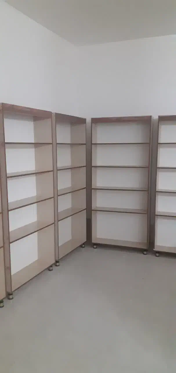 قفسه تمام ام دی اف|کتابخانه، شلف، قفسه‌های دیواری|خرم‌آباد, |دیوار