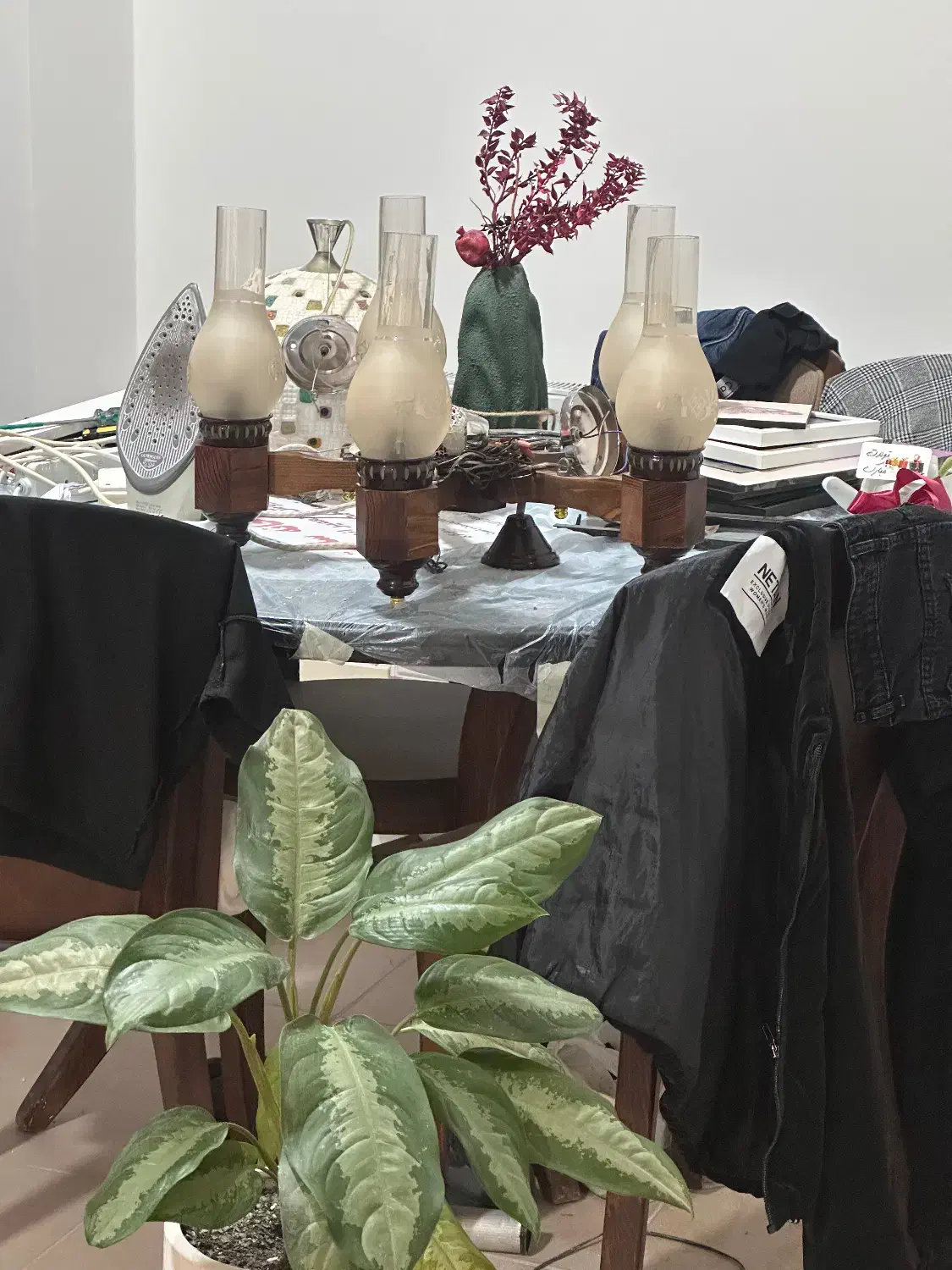 لوستر چوبی|لوستر و چراغ آویز|گنبد کاووس, |دیوار