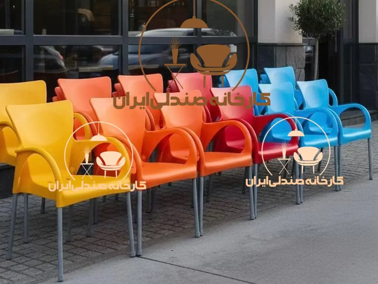 صندلی پلاستیکی مدل ایاز|میز و صندلی غذاخوری|قم, چهل درخت|دیوار
