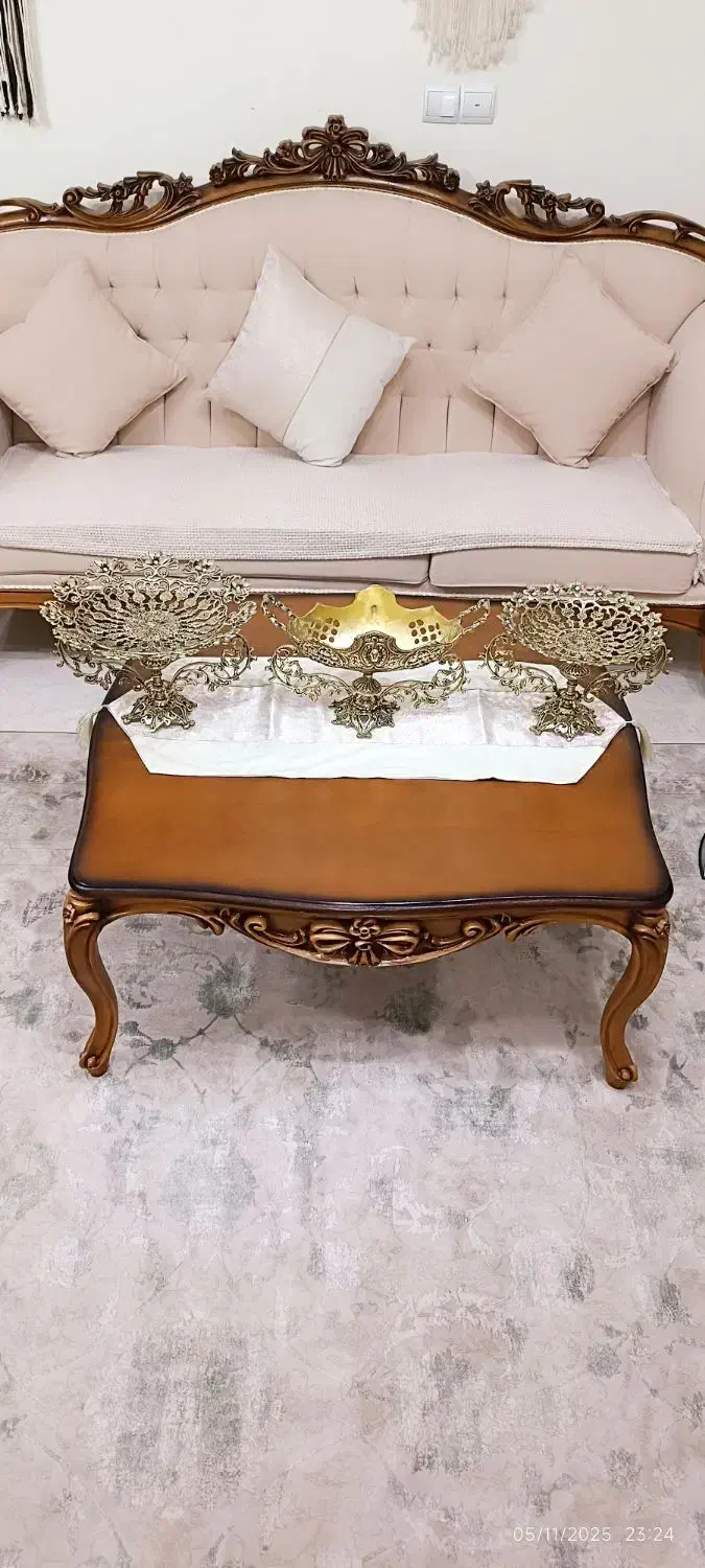 ست پذیرایی برنزی(میوه خوری.شیرینی خوری .آجیل خوری|ظروف سرو و پذیرایی|تهران, خاک سفید|دیوار