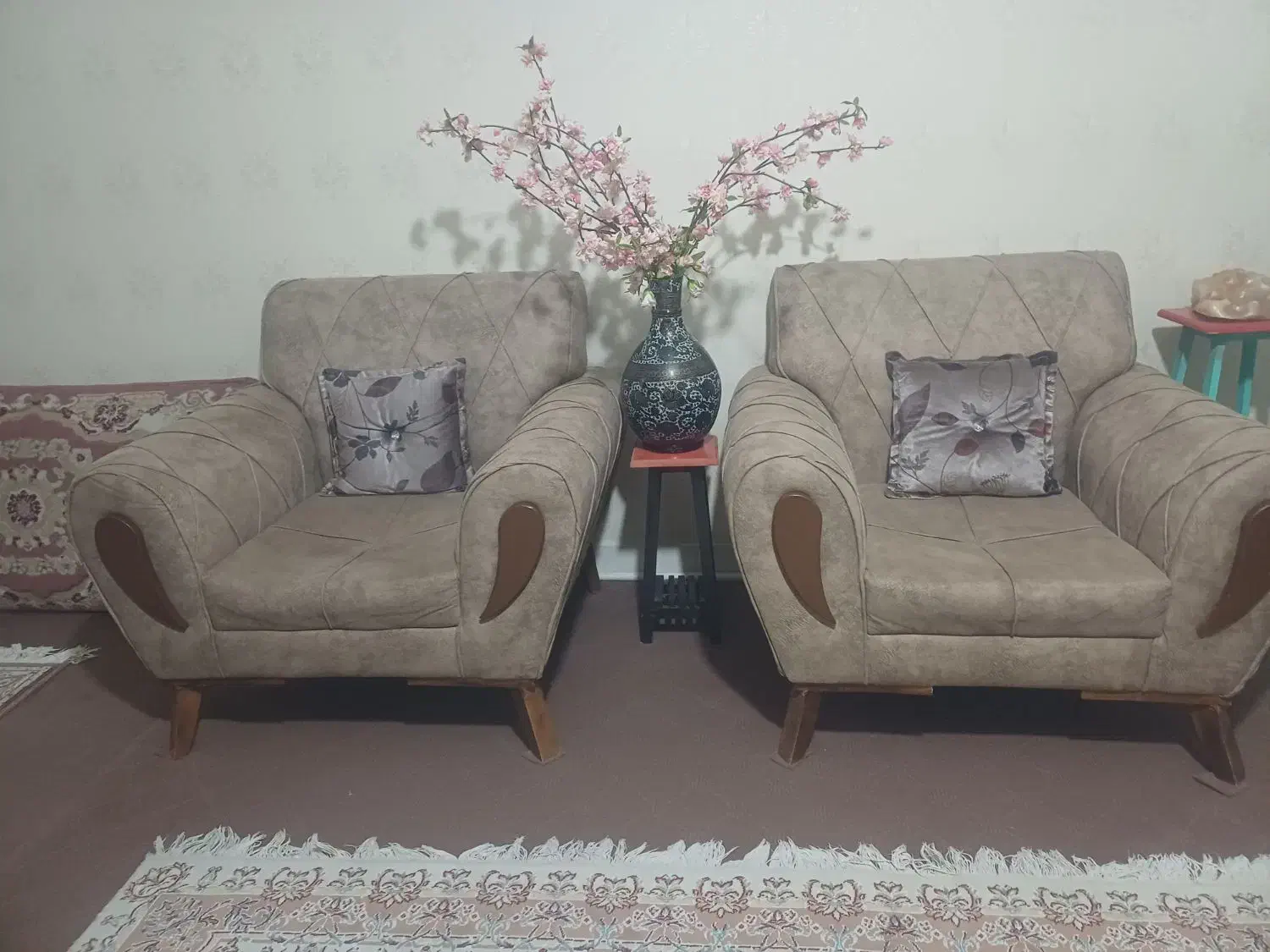مبلمان نسکافه ای ۵ نفره|مبلمان خانگی و میز عسلی|ماهدشت, |دیوار