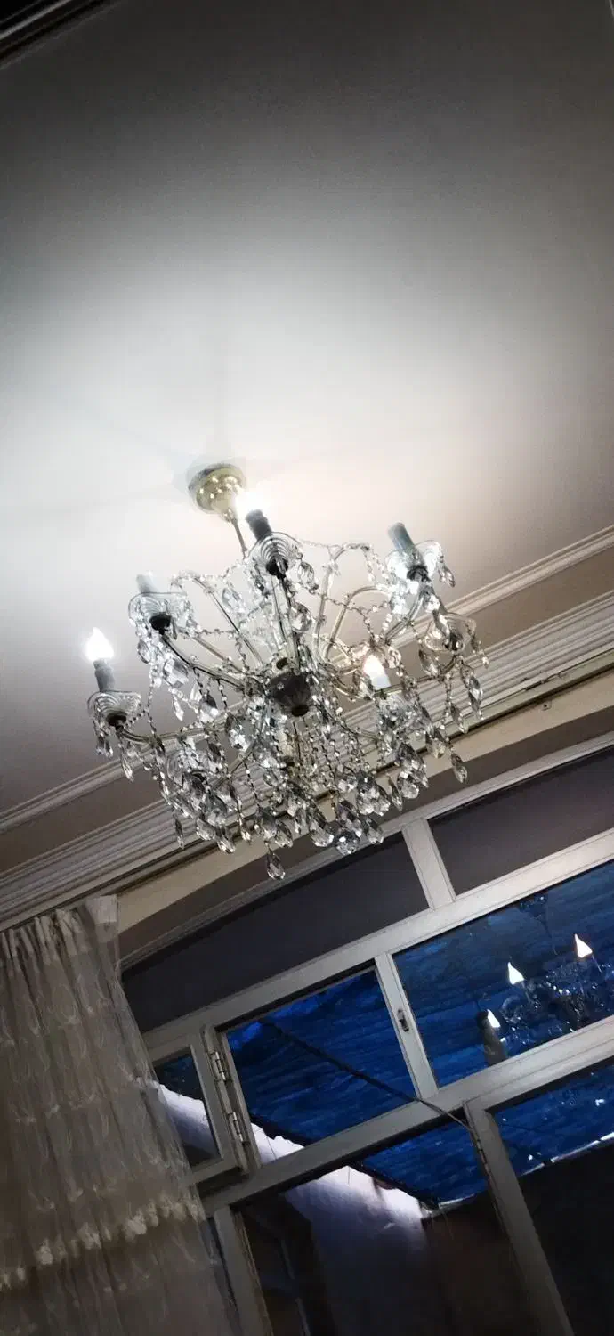 لوستر کریستال|لوستر و چراغ آویز|تبریز, |دیوار