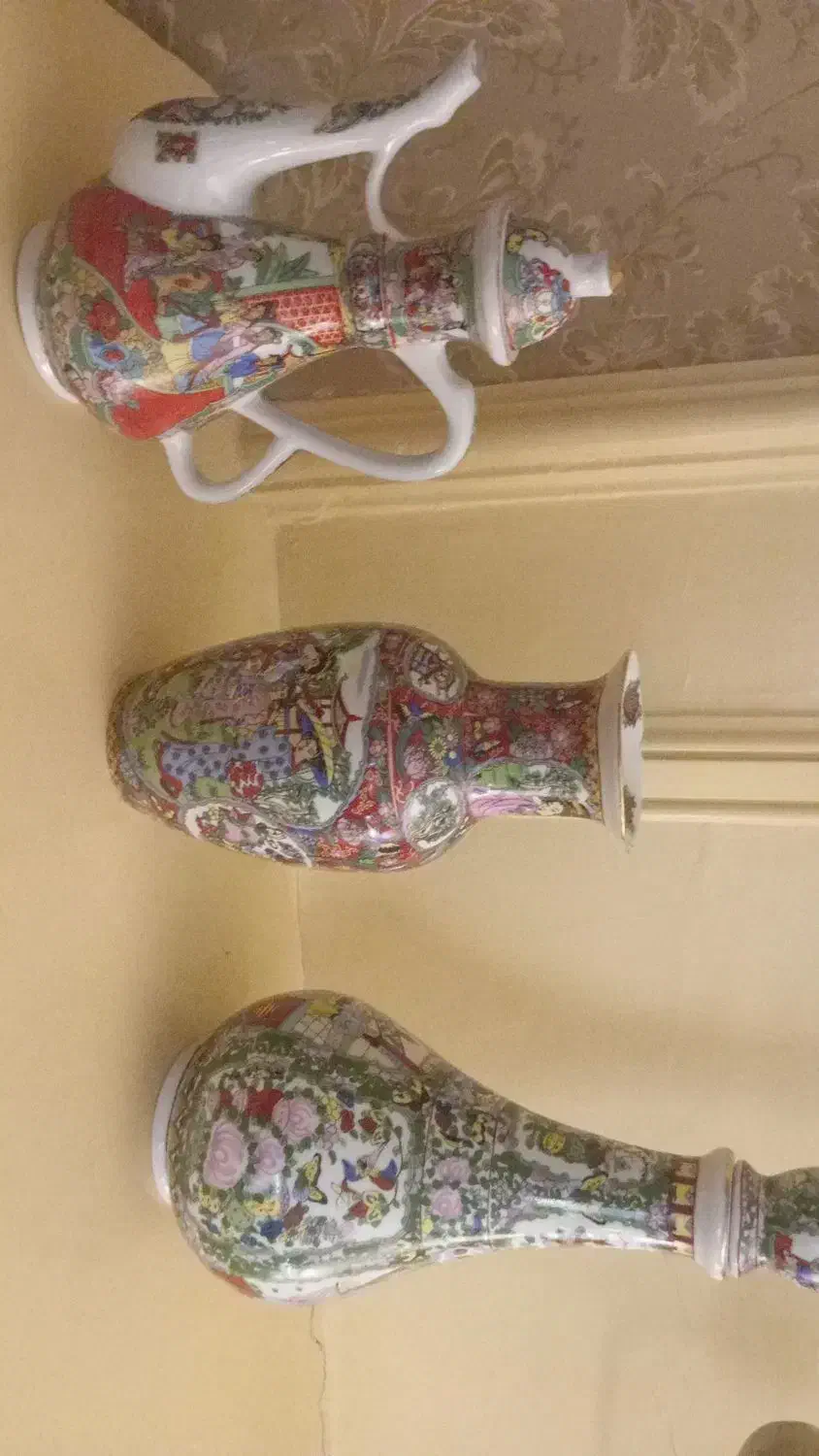 سرویس گل مرغی قدیمی اصل|کلکسیون اشیاء عتیقه|مشهد, احمدآباد|دیوار