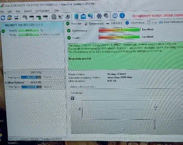 ssd msi m.2 1tb در حد نو با گارانتی|قطعات و لوازم جانبی رایانه|شیراز, شهرک مدرس|دیوار