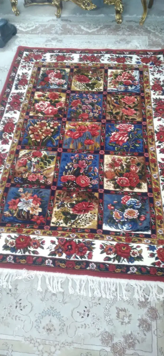 فرش دستباف ۱۷۰*۲۵۰ خشت شیدایی|فرش|خمینی‌شهر, |دیوار