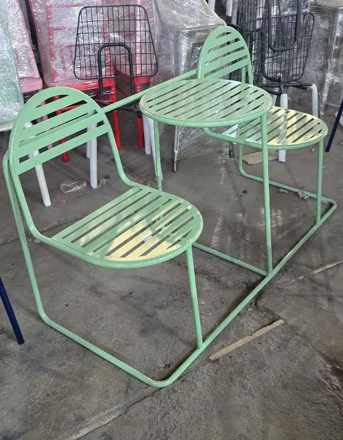 صندلی میز کافه ویلا رستوران ست دونفره بالکن تراس|میز و صندلی غذاخوری|ری, علایین|دیوار