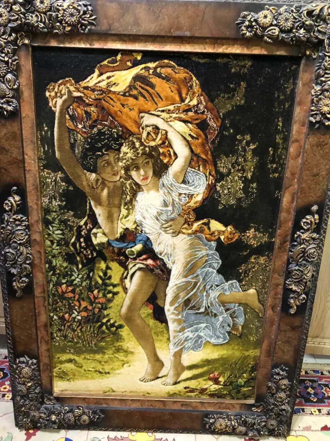 تابلو آدم و هوا دستبافت|تابلو فرش|تهران, خانی آباد نو شمالی|دیوار