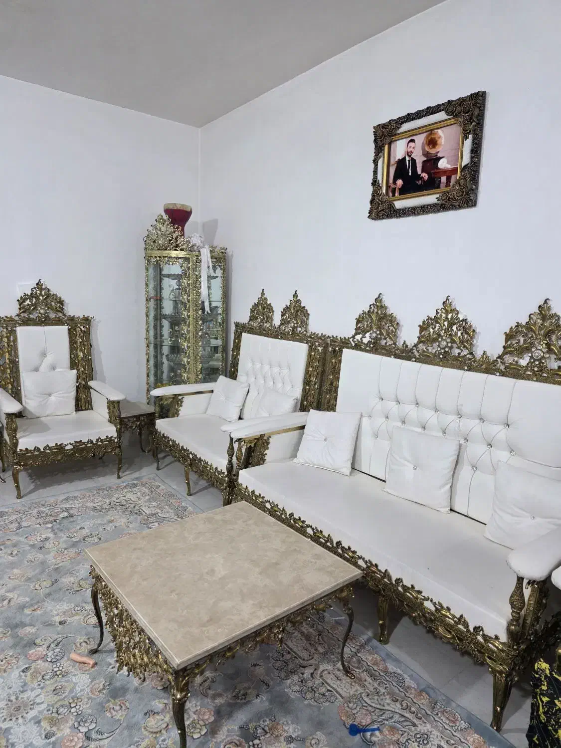 مبل هفت نفره برنز اصل|مبلمان خانگی و میز عسلی|شهریار, شهرک امیریه|دیوار