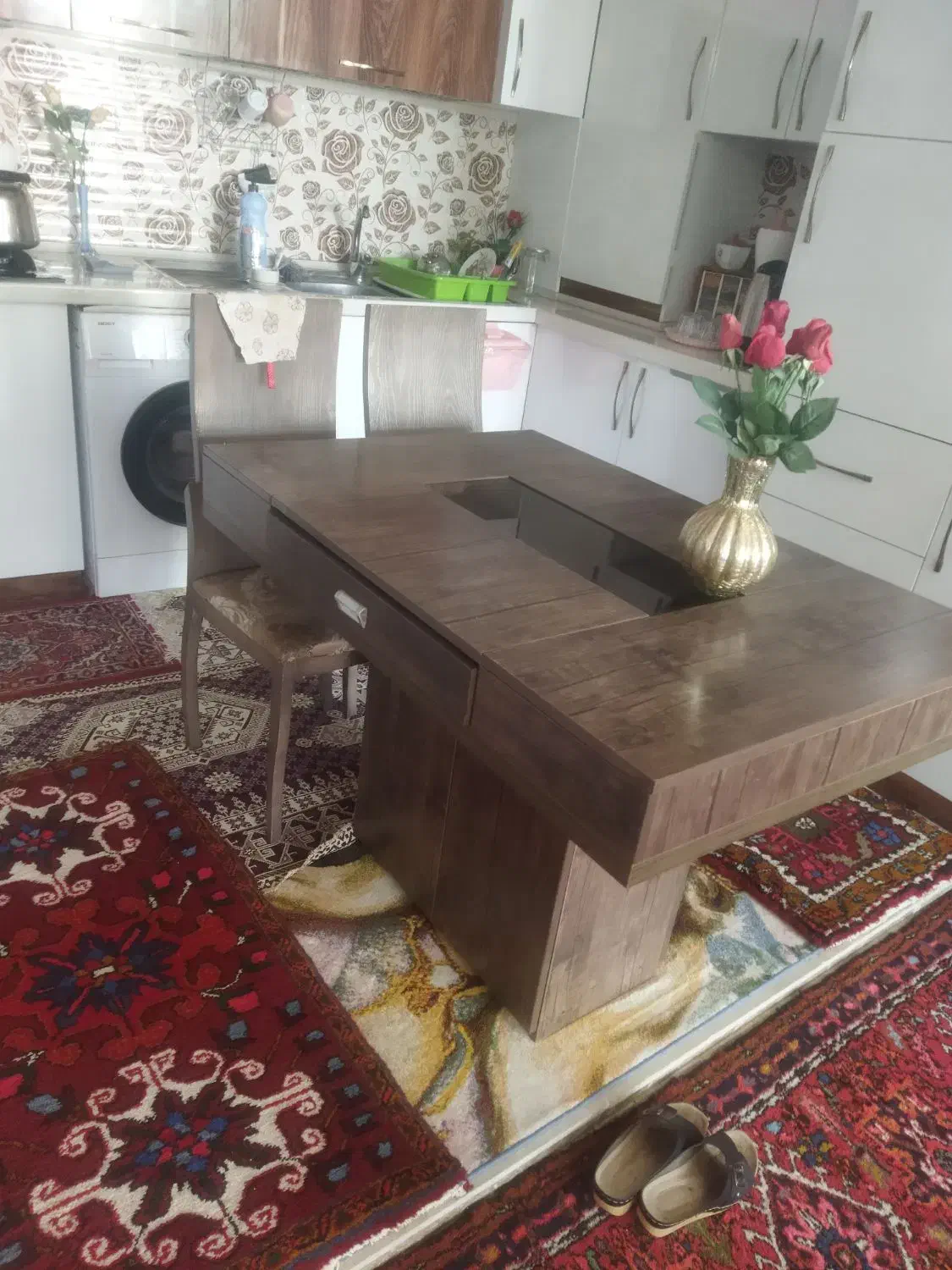 ناهارخوری ۶نفره|میز و صندلی غذاخوری|اهر, |دیوار