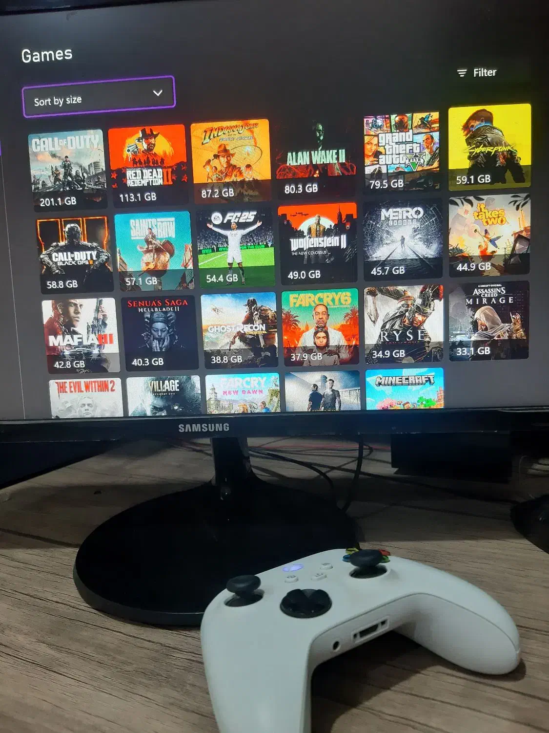 xbox series s دو دسته با هارد اضافه|کنسول، بازی ویدئویی و آنلاین|اصفهان, بهارستان|دیوار