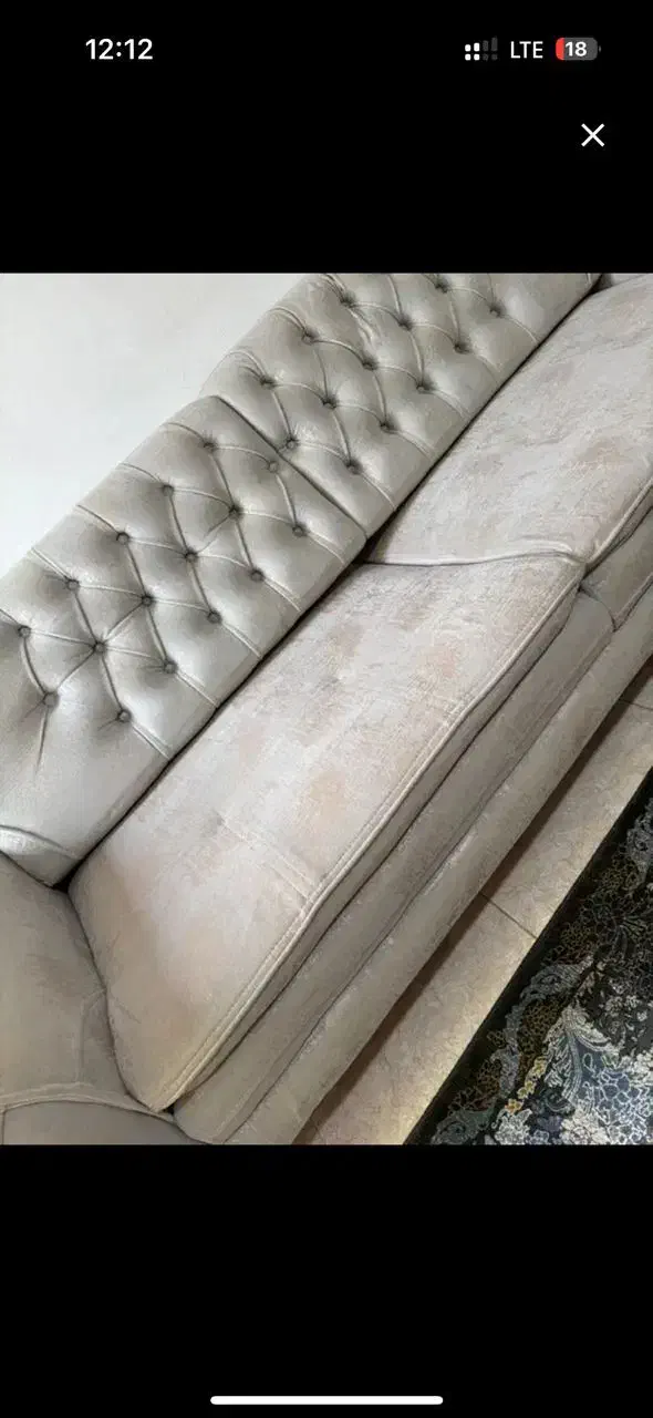 مبل کاناپه ۳/۴ نفره تخت خواب شو بزرگ|مبلمان خانگی و میز عسلی|کیش, |دیوار