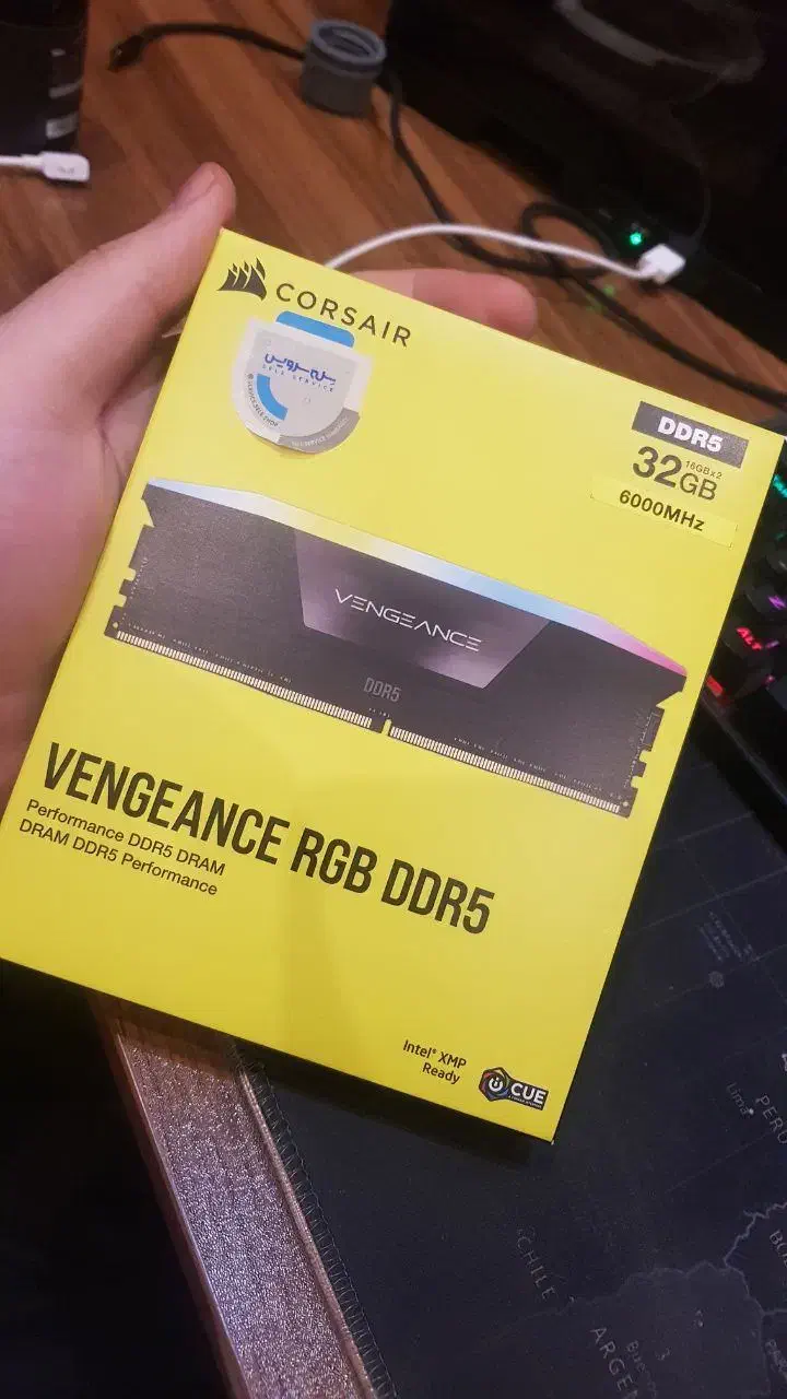 رم از برند corsair مدل vengeance rgb|قطعات و لوازم جانبی رایانه|شهریار, شهرک شاهد|دیوار