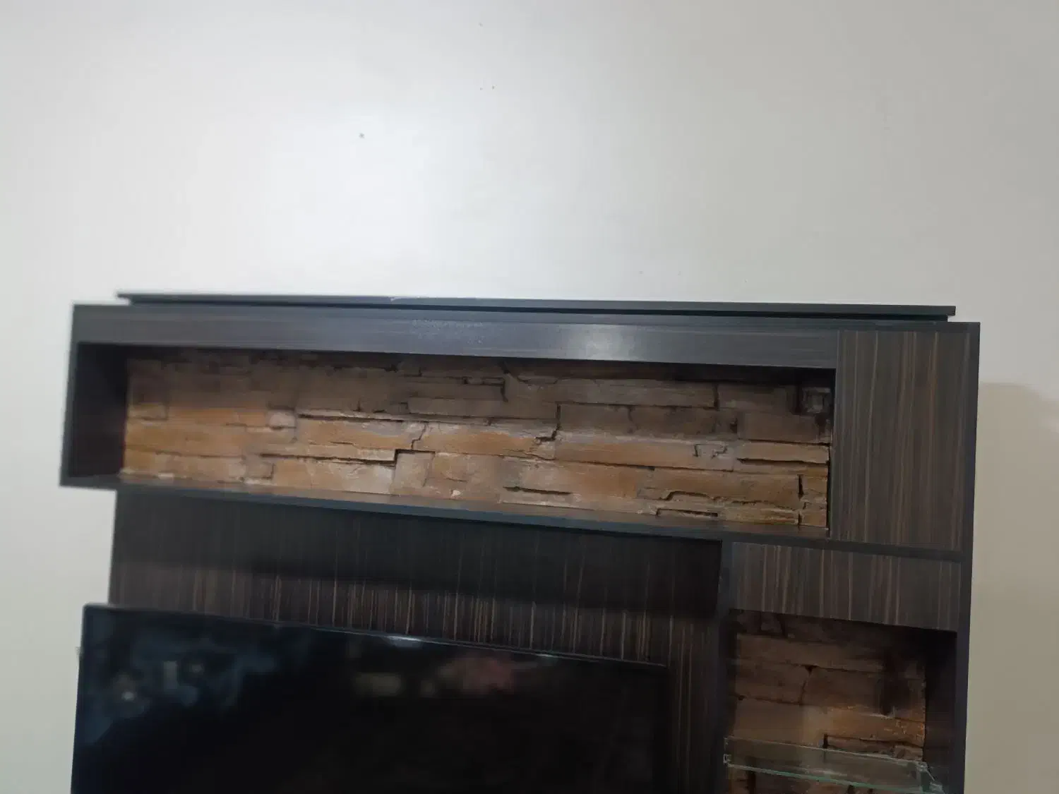 میز تلویزیون با نمای چوب|میز تلویزیون|محمدشهر, شهرک نگین|دیوار