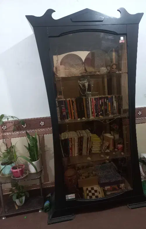 بوفه ویترینی مشکی شیک و جادار|بوفه، ویترین، کنسول|رامهرمز, |دیوار