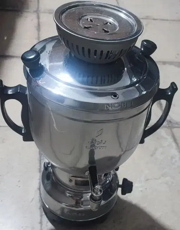 سماور گازی نوبل رئوفی کاملا نو|سماور، چایساز، قهوهساز|قم, الغدیر|دیوار