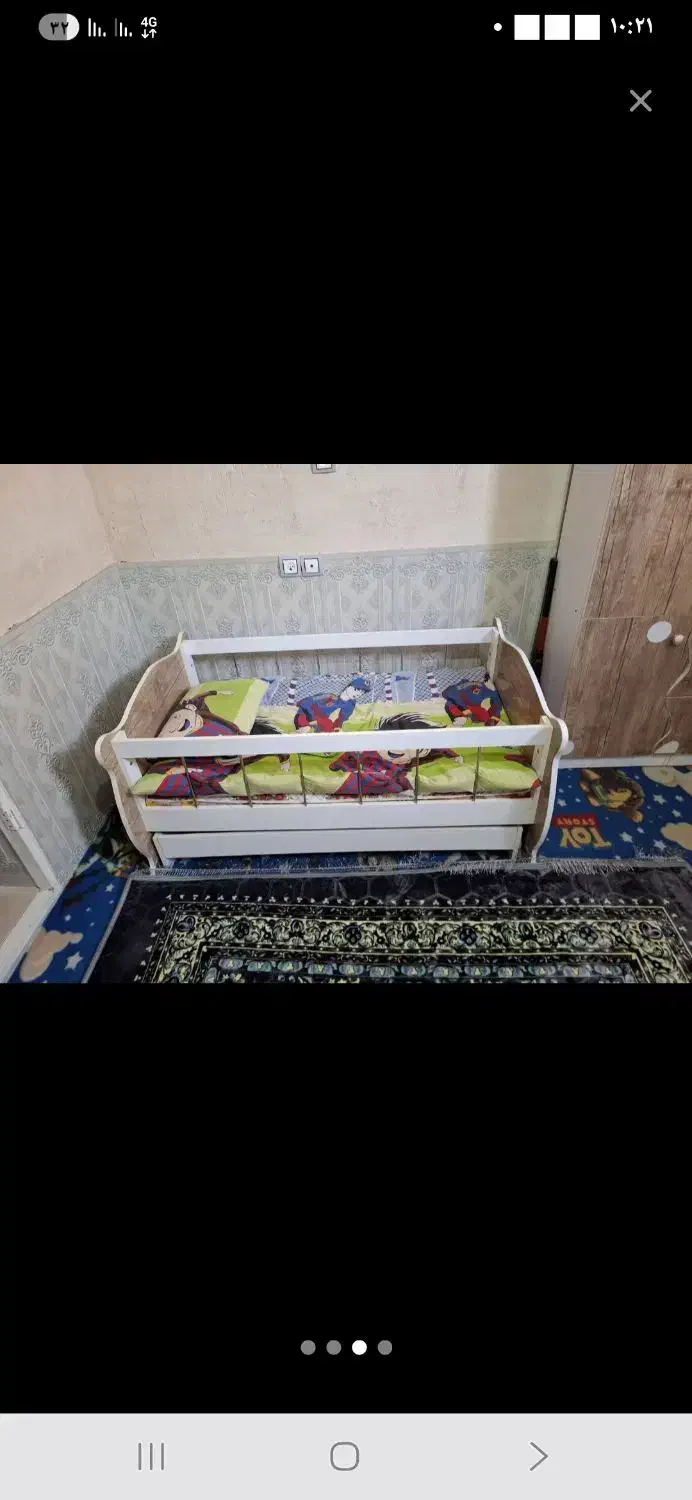 تخته خواب نوجوان|تخت و سرویس خواب|شیراز, شاپورجان|دیوار
