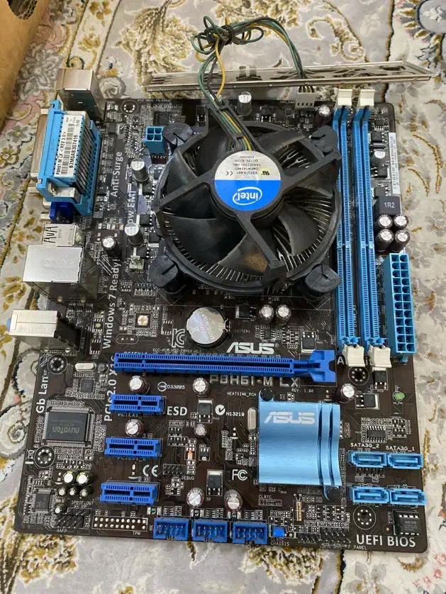 مادربرد h61 با فن cpu|قطعات و لوازم جانبی رایانه|تهران, علم و صنعت|دیوار