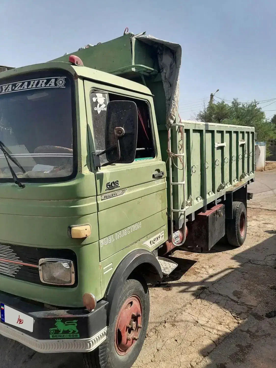 خاور608 باری کمپرسی|خودرو سنگین|مسجد سلیمان, |دیوار