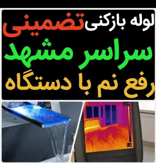 رفع نمزدگی رطوبت نشت یاب شوره چکه بدون خرابی بو کن|خدمات پیشه و مهارت|مشهد, امام رضا (ع)|دیوار