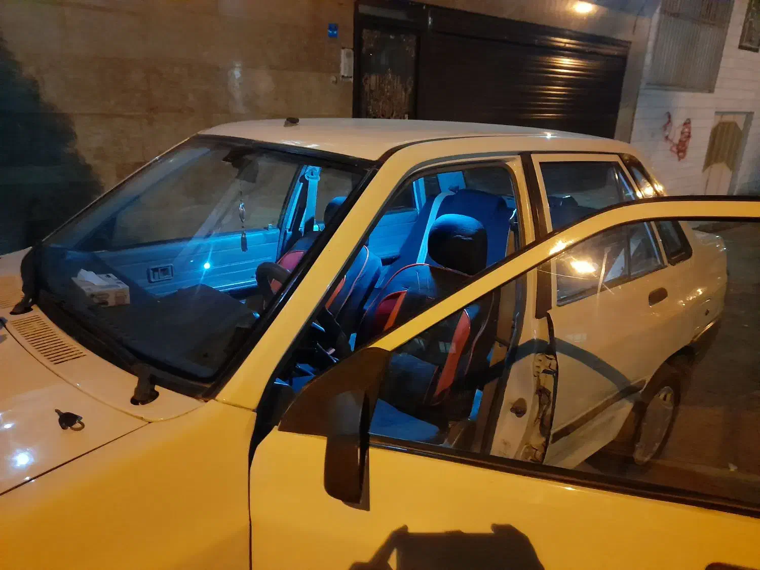 فروش پراید سفید۸۷ شاسی سالم|خودرو سواری و وانت|ملایر, |دیوار