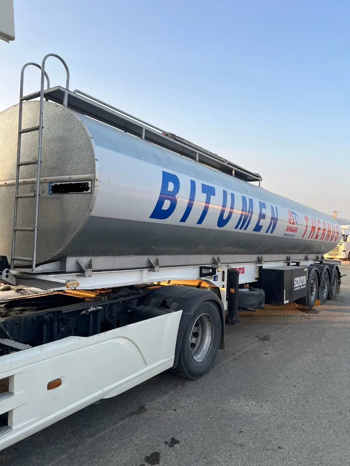 تانکر قیر سه محور انصاری|خودرو سنگین|خوی, |دیوار